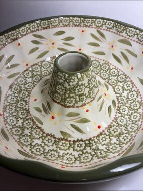 BUNDT PAN Olive Green Ceramic